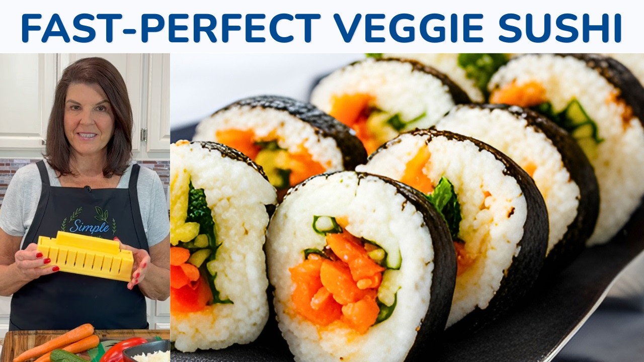 STOP Buying Sushi: Master Easy Veggie Rolls in 10 Minutes