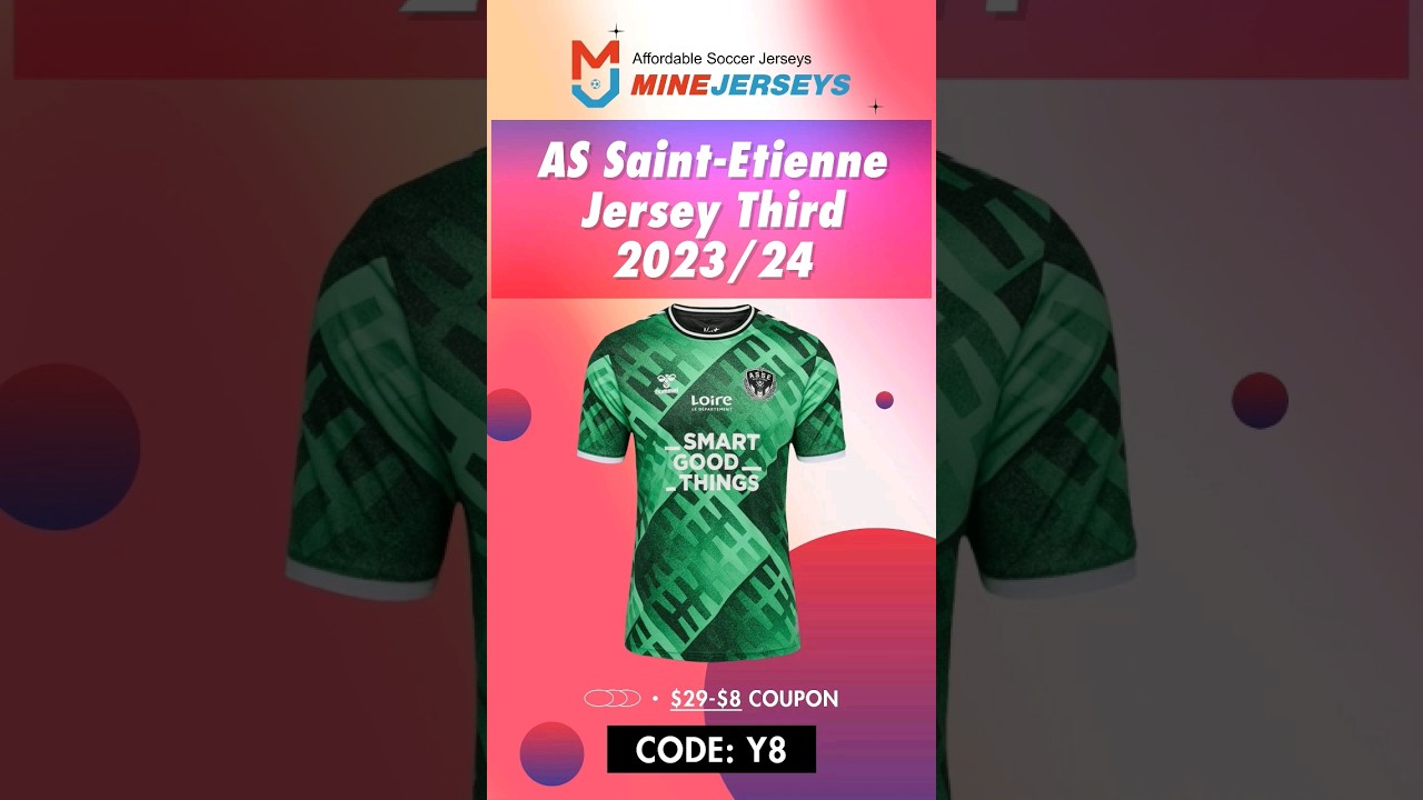 AS Saint-Etienne Jersey Third 2023/24 #Minejerseys #cheaperjerseys #soccerjersey #ASSEjersey