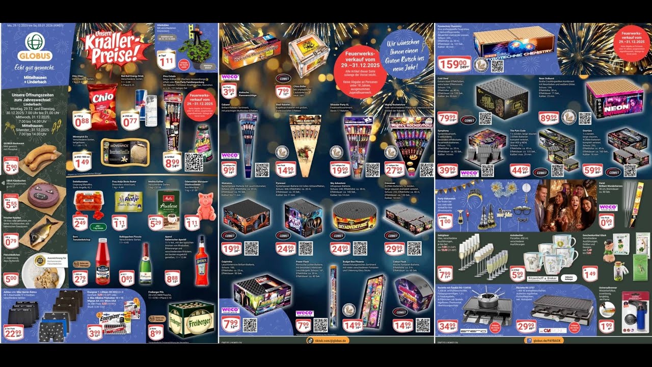 Globus Feuerwerk Prospekt 2025/2026