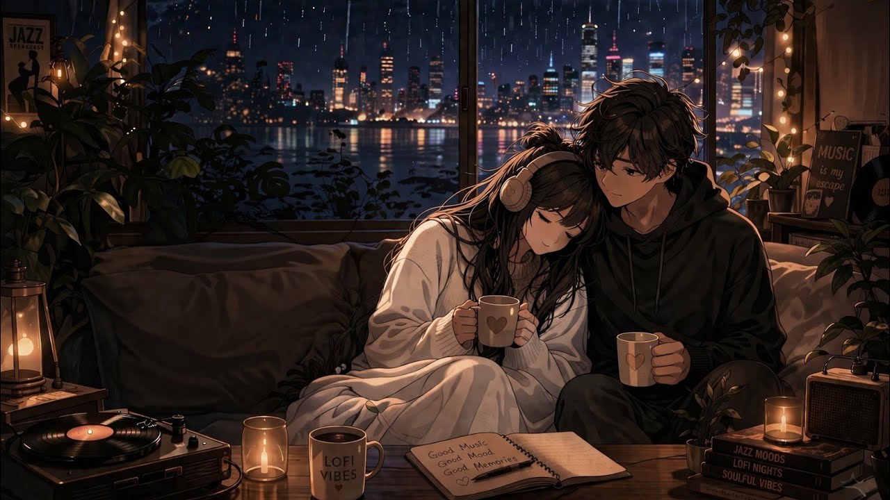 🎷Smooth Lofi Jazz Iban – Romantic Instrumental Cafe Music | Relaxing Study & Dinner Music 1 Hour