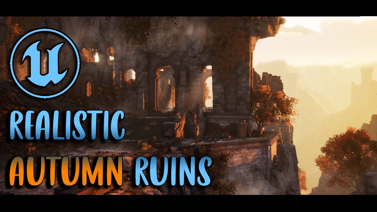 Realistic Autumn Ruins in Unreal Engine