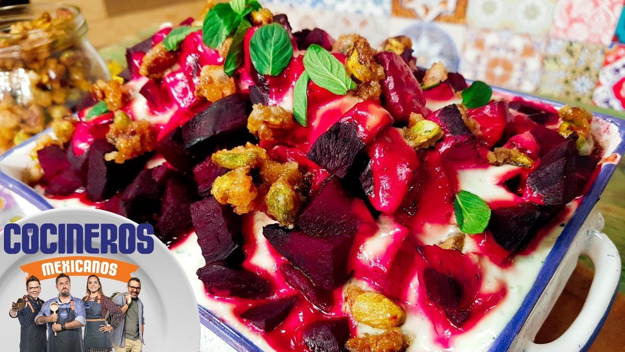 Receta: Ensalada de betabel rostizado | Cocineros Mexicanos