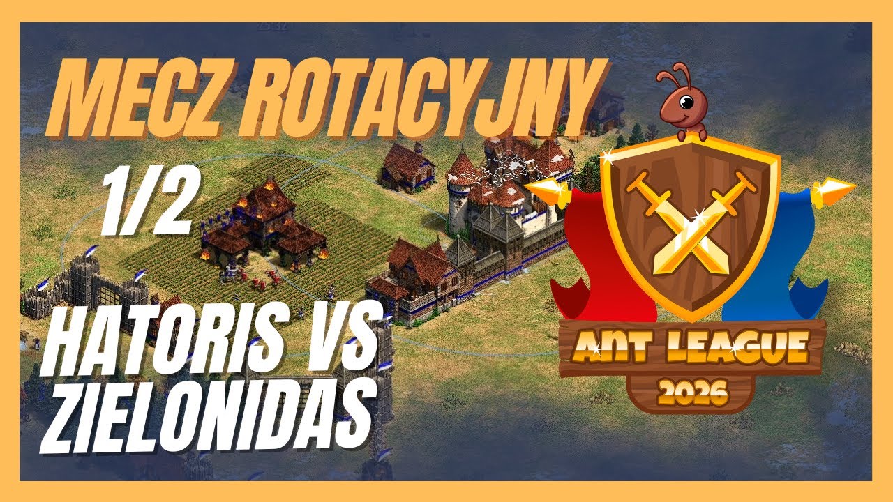 ANT League 🔁 Mecz rotacyjny | Zielonidas (Węgry) vs Hatoris (Rzymianie) | Arabia 1/2