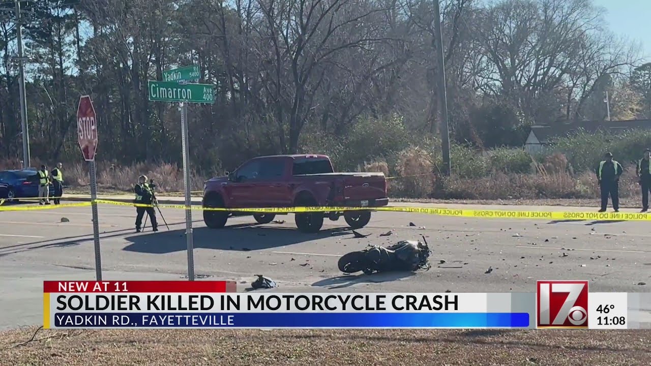 Fort Bragg soldier killed in Fayetteville motorcycle crash