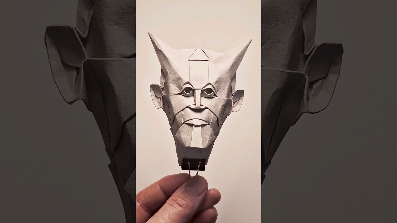 Ow cool you fold origami cranes - well yes, but no, no it's different, think faces in 3d. #origami