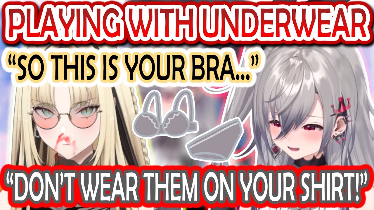 Niko Has Too Much Fun Playing With Riona's Underwear Right in Front of Her