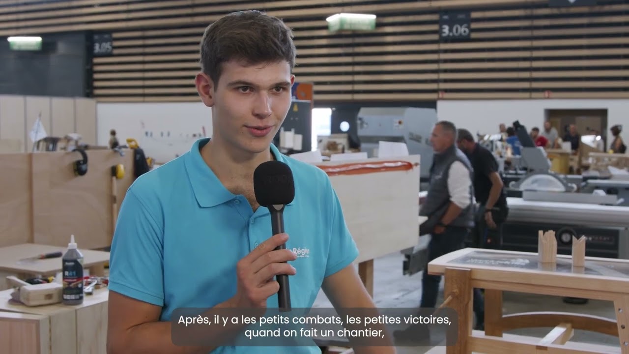 WorldSkills 2023 - Gabin Denier - Candidat menuiserie - CAPEB