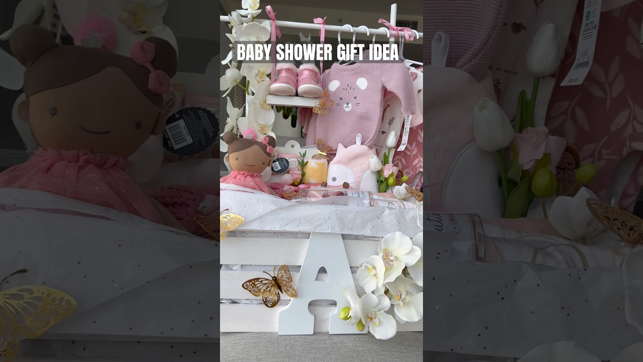 CREATIVE Baby Shower Gift Idea #BabyGift #Baby #GiftIdea #Gifts #GiftBox #GirlGift #BabyGirl