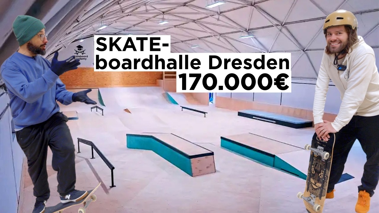 Das ist die Skateboardhalle Dresden! Skatepark Review