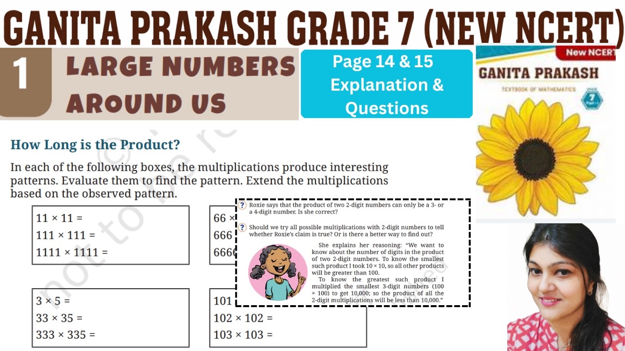 Ch-1 Large Numbers around us| How long is the Product & Questions-Pg 14 15 | Ganith Prakash| Grade 7