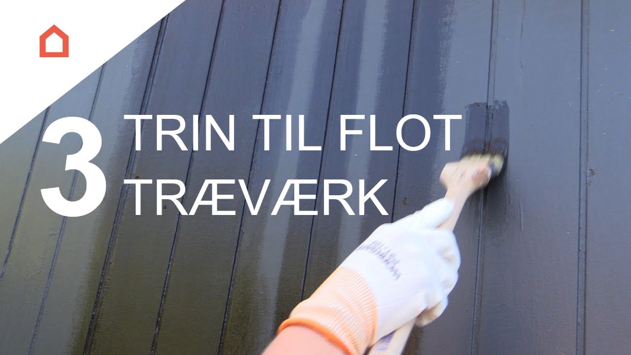 Sådan maler du dit udendørs træværk