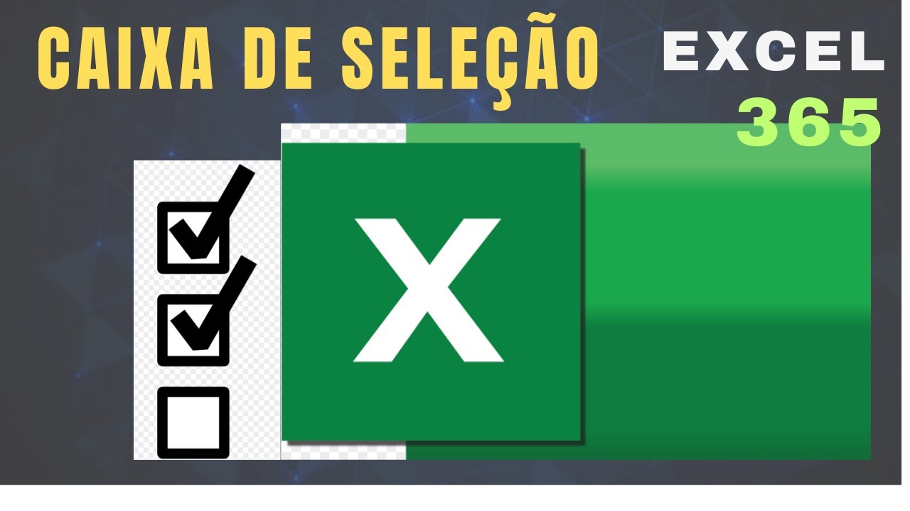 Como inserir CHECKBOX(caixa de seleção)  no excel 365
