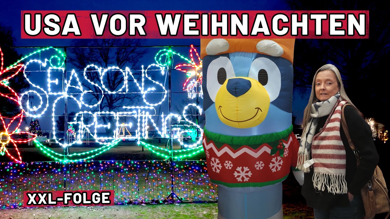 USA Vorweihnachtszeit in New Bern, Downtown und Holiday Shopping bei Lowes und Hobby Lobby