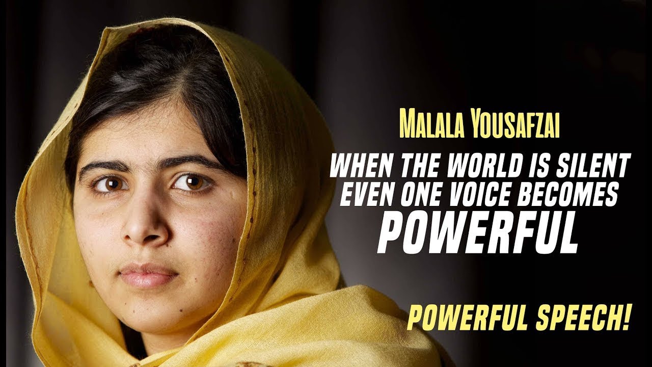 Malala Yousafzai's Powerful Speech about Women's Rights - Motivational Video