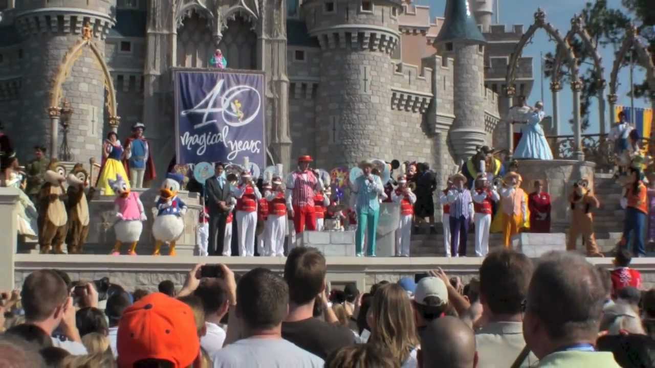 40th Anniversary Ceremony at the Magic Kingdom