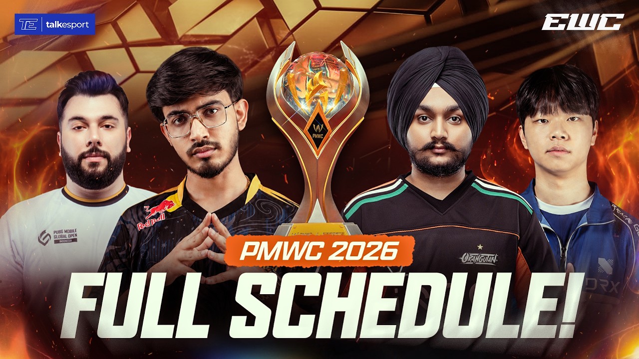 PMWC 2026 Group Stage Schedule, Timings & Where to Watch - Full Guide