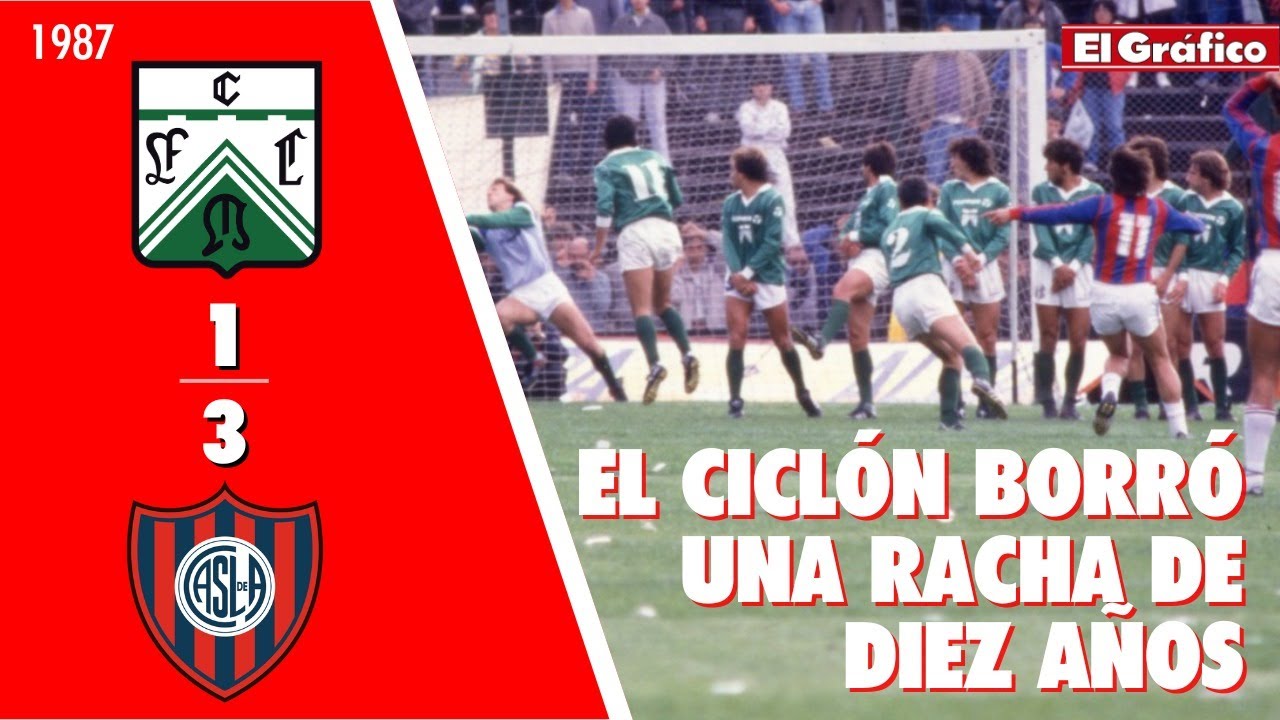 CAMPEONATO 1987/1988: FERRO 1 SAN LORENZO 3