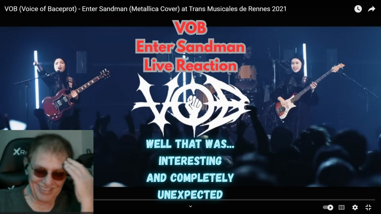 VOB (Voice of Baceprot) Enter Sandman Live Reaction