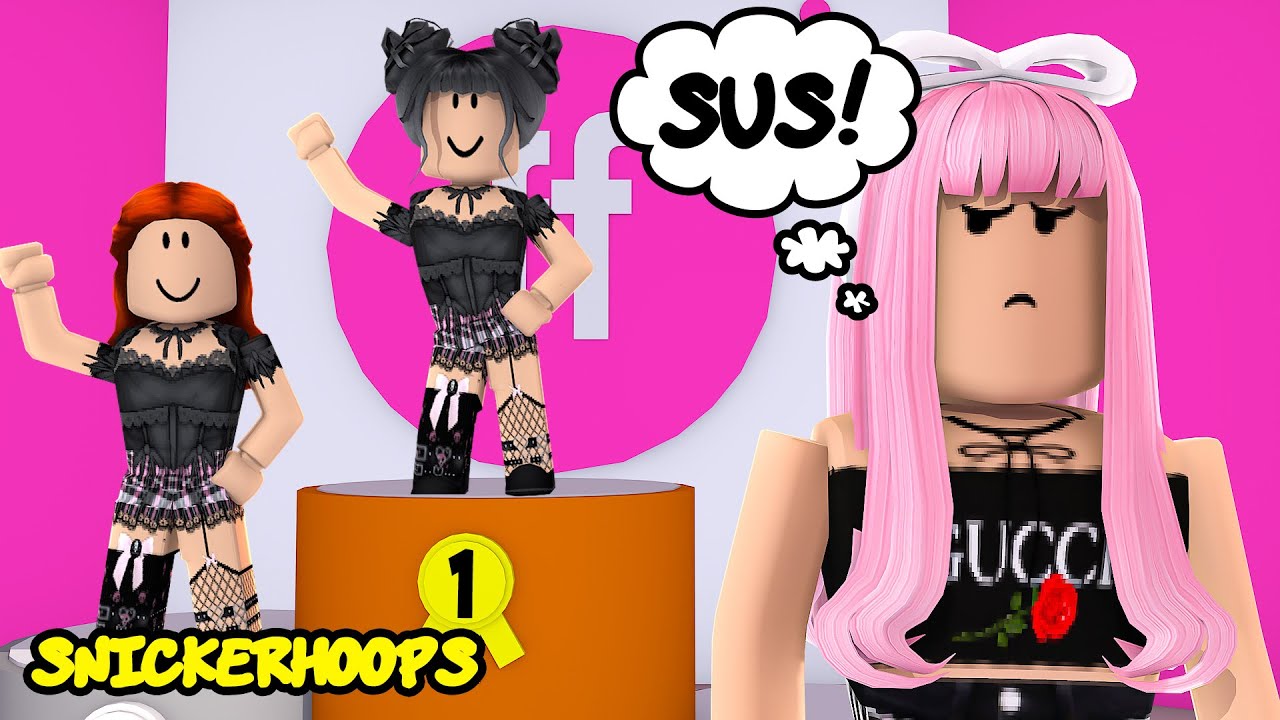 I'm OBSESSED with FASHION FAMOUS but SOMETHING SUS HAPPENS | Roblox Games to Play | Snicker Hoops