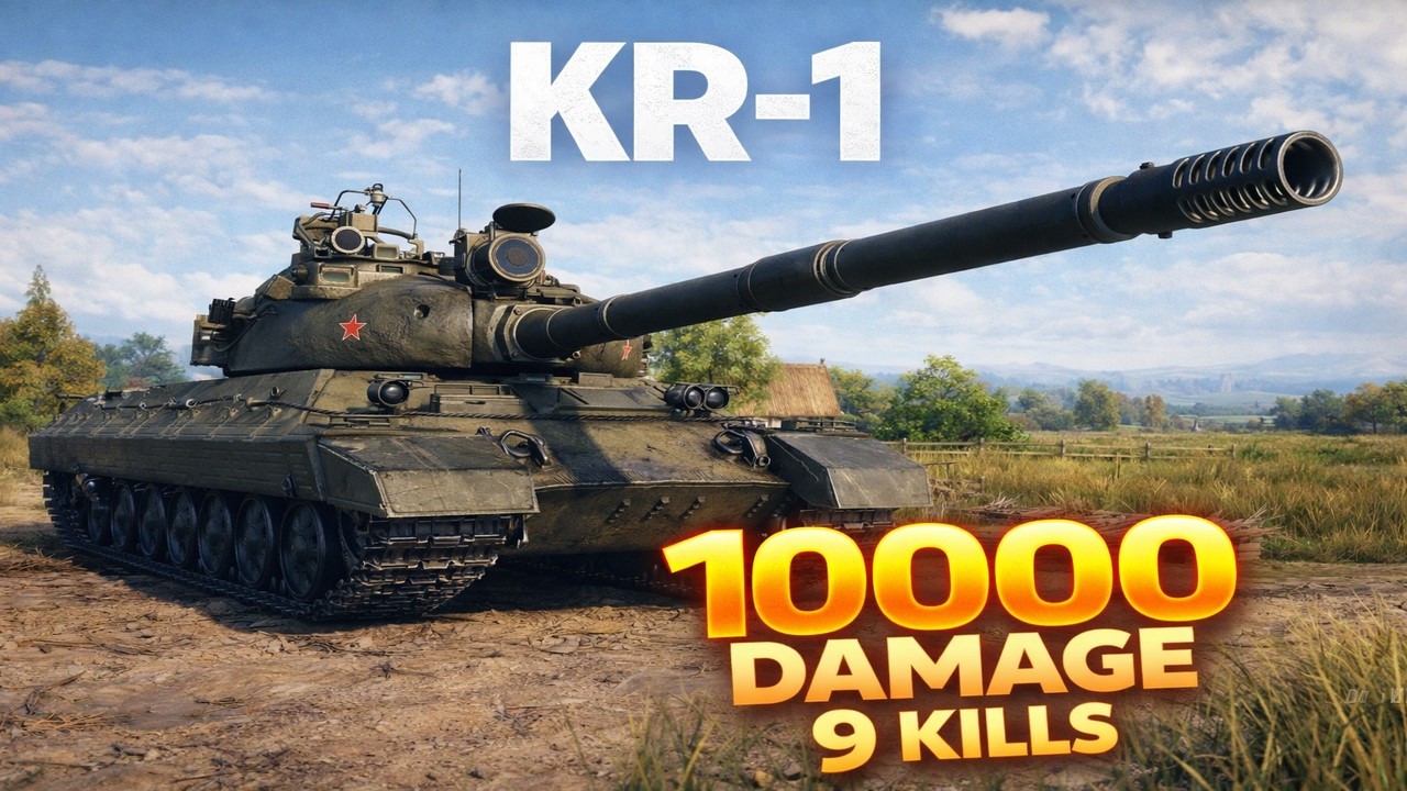 KR 1 I 10 K DAMAGE 9 KİLLS Bir Garip Maç Ben Anlamadım İyi mi Kötü Mü #wot #worldoftanks #танкблиц