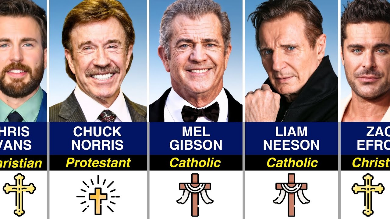 Christian Hollywood Actors You Didn't Expect