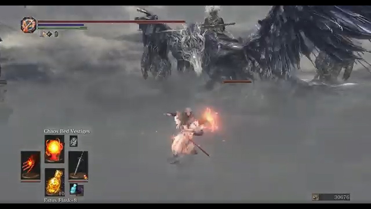 Nameless King vs Black Flame