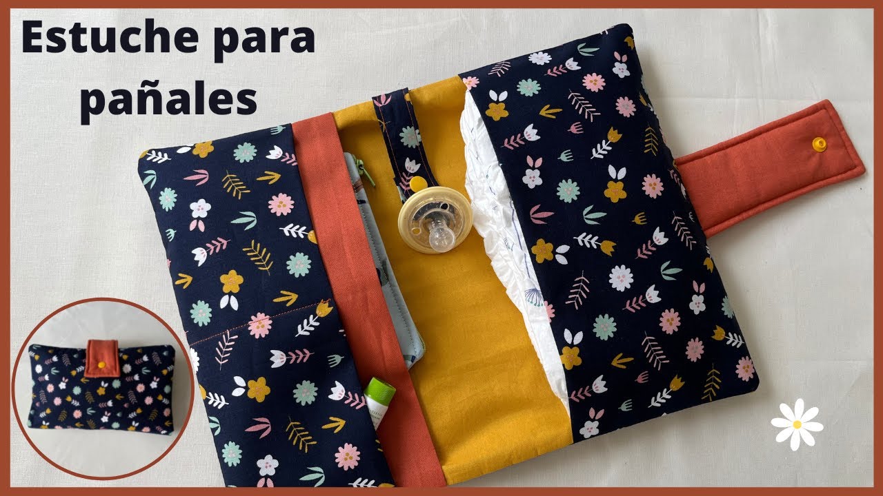 Estuche,  Porta pañales para bebé / SIN PATRON / Costura fácil / Coser para vender / para regalar.