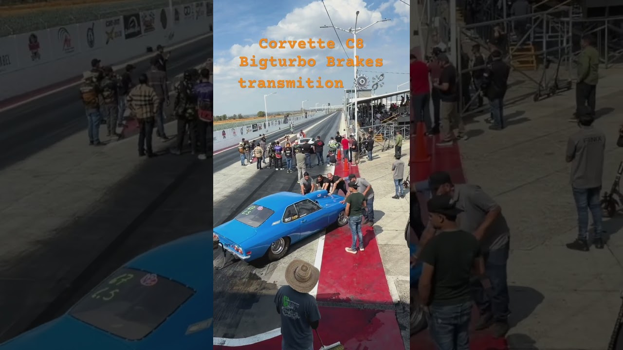 Lamentablemente Corvette C8 Bigturbo rompe transmisión en el launch control 