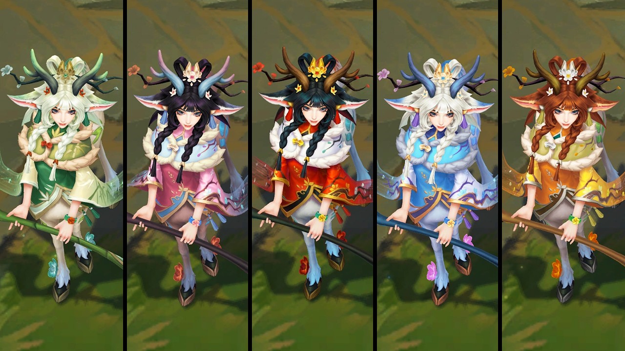 All Petals of Spring Lillia Chromas (League of Legends)