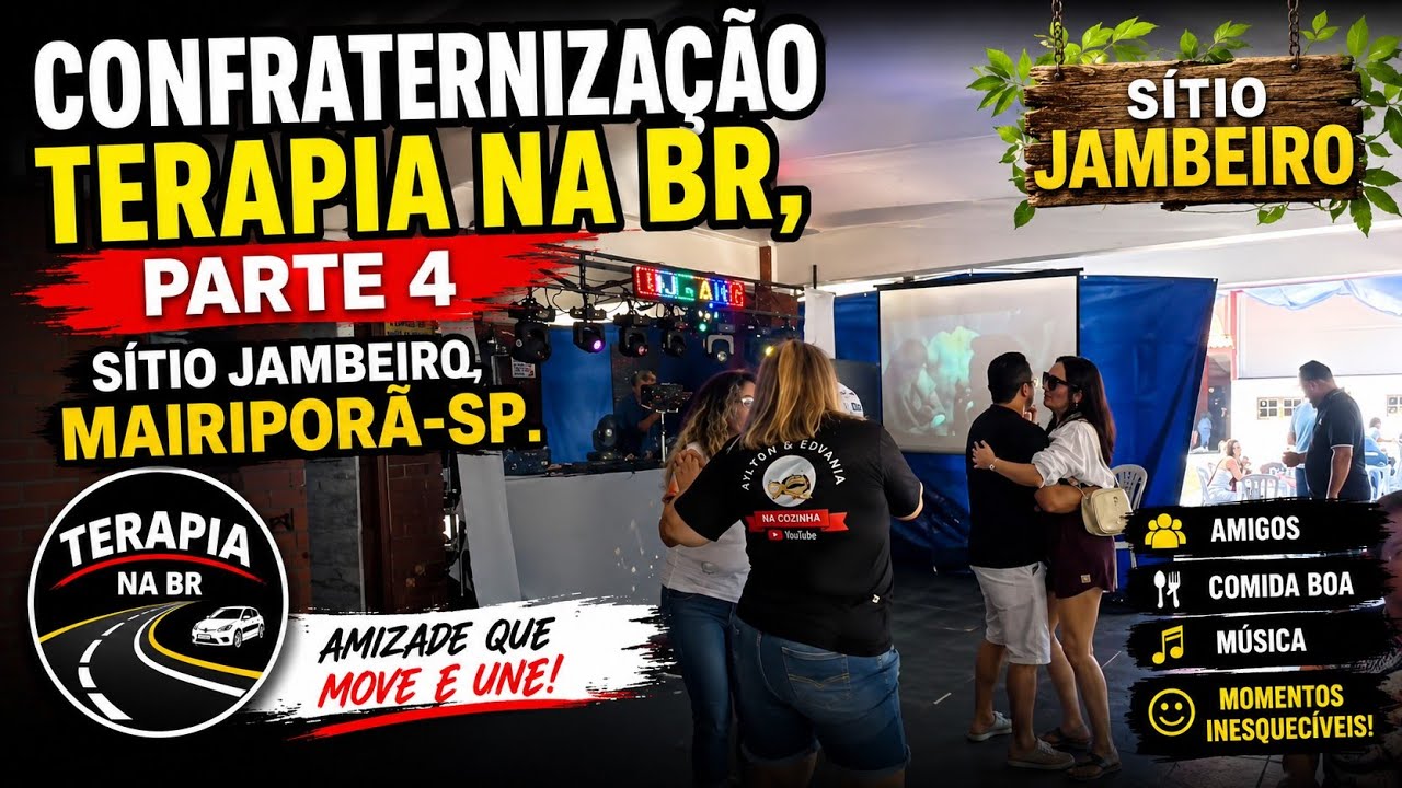 Confraternização Terapia na BR, parte 4, Sítio Jambeiro, Mairipora-SP. 