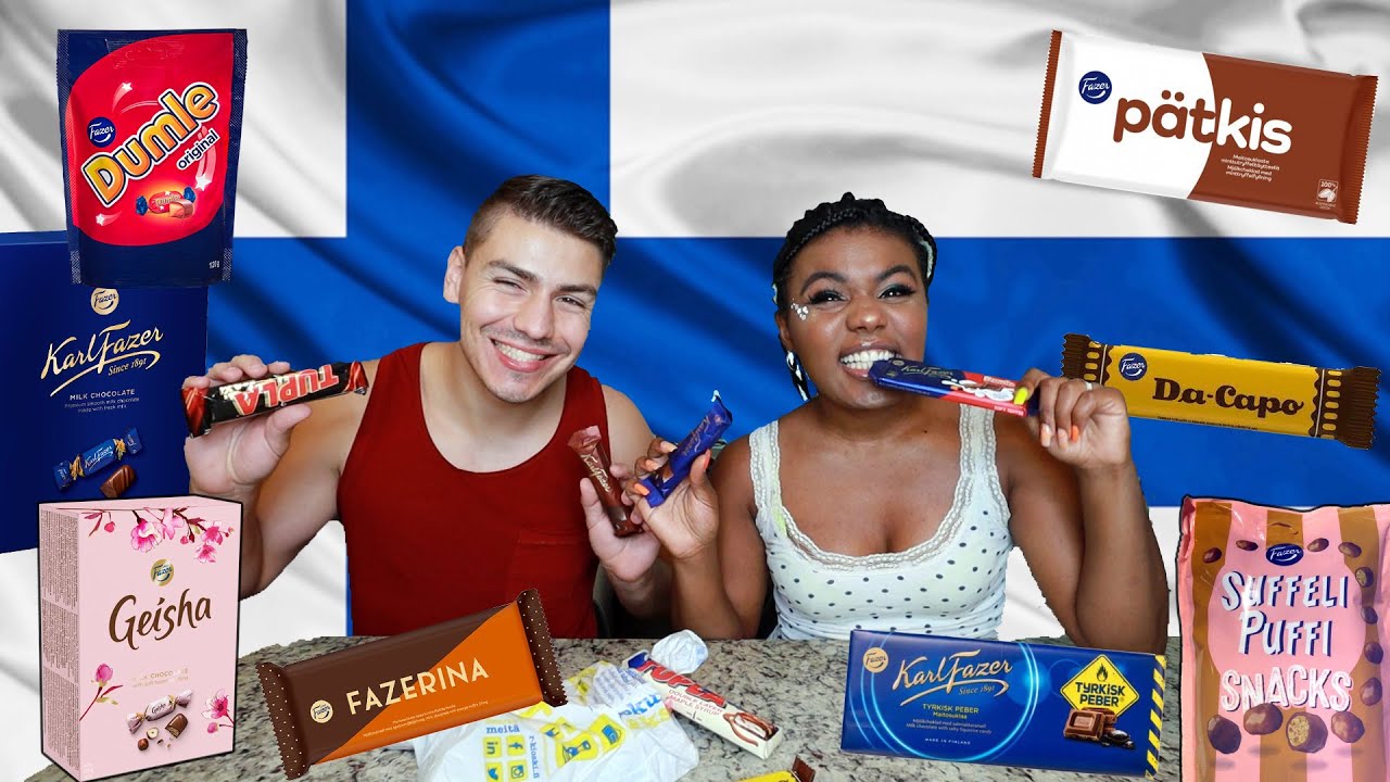 My American Wife Tries Snacks From Finland!