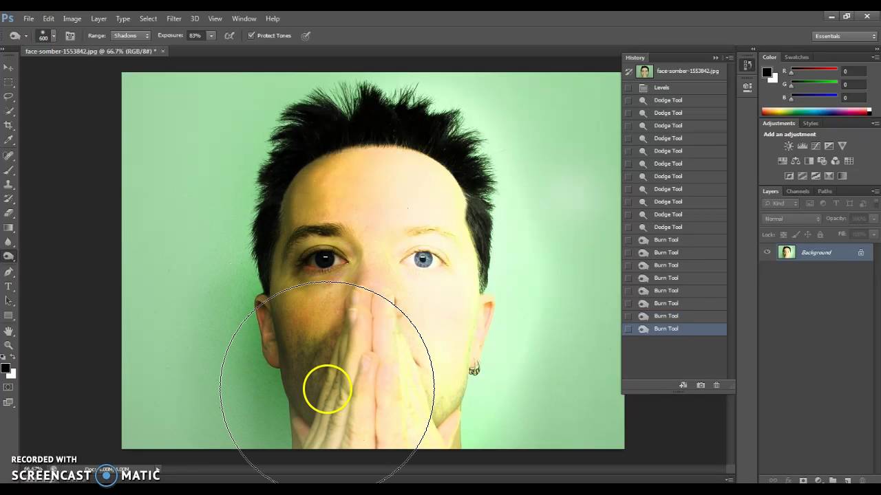 Photoshop: Burn & Dodge- creating specific lighting