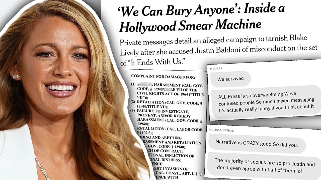 BLAKE LIVELY SUES JUSTIN BALDONI OVER ‘IT ENDS WITH US’ DRAMA…