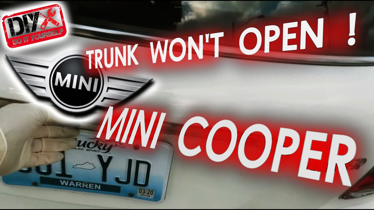 🔴 Багажник MINI Cooper не открывается!