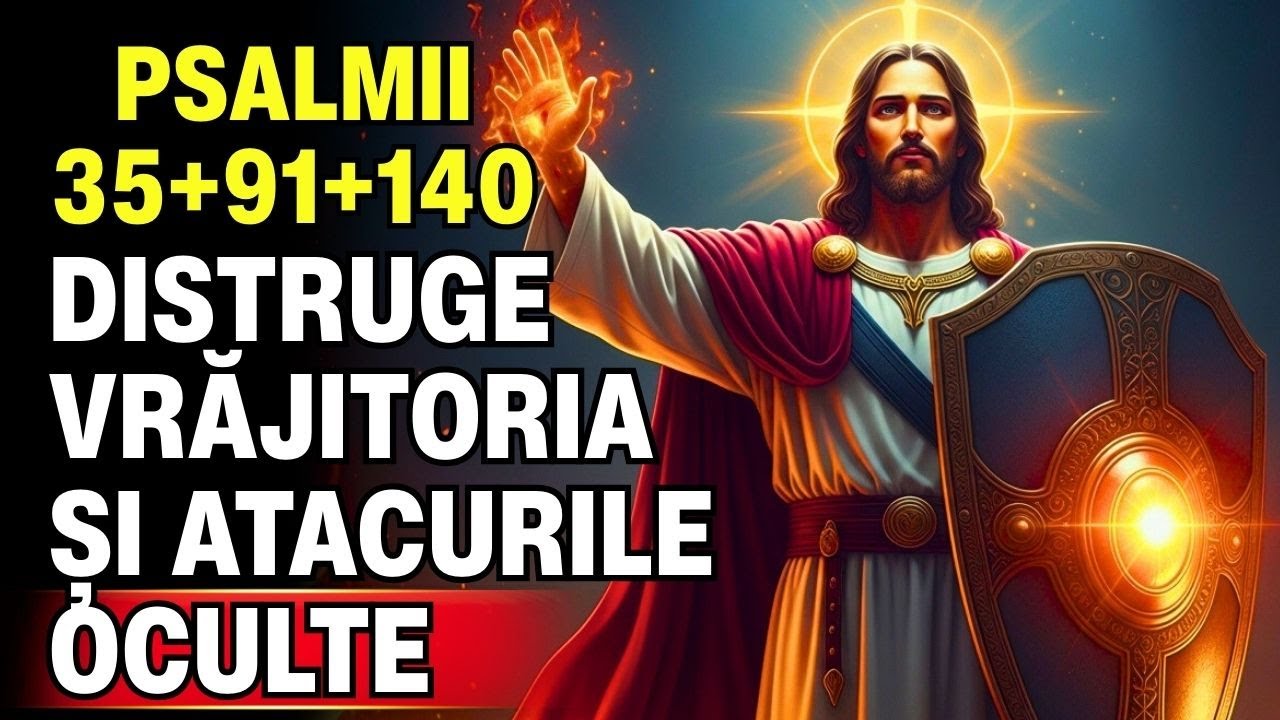 ⚔️ Psalmul 35+91+140: Rugăciune care SFÂȘIE Vrăjitoria și Dușmanii Ascunși În Această Noapte