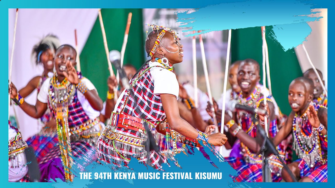 NKOILALE PRIMARY SCHOOL PERFORM A MAASAI FOLK SONG AT THE 94TH KENYA MUSIC  FESTIVAL IN KISUMU