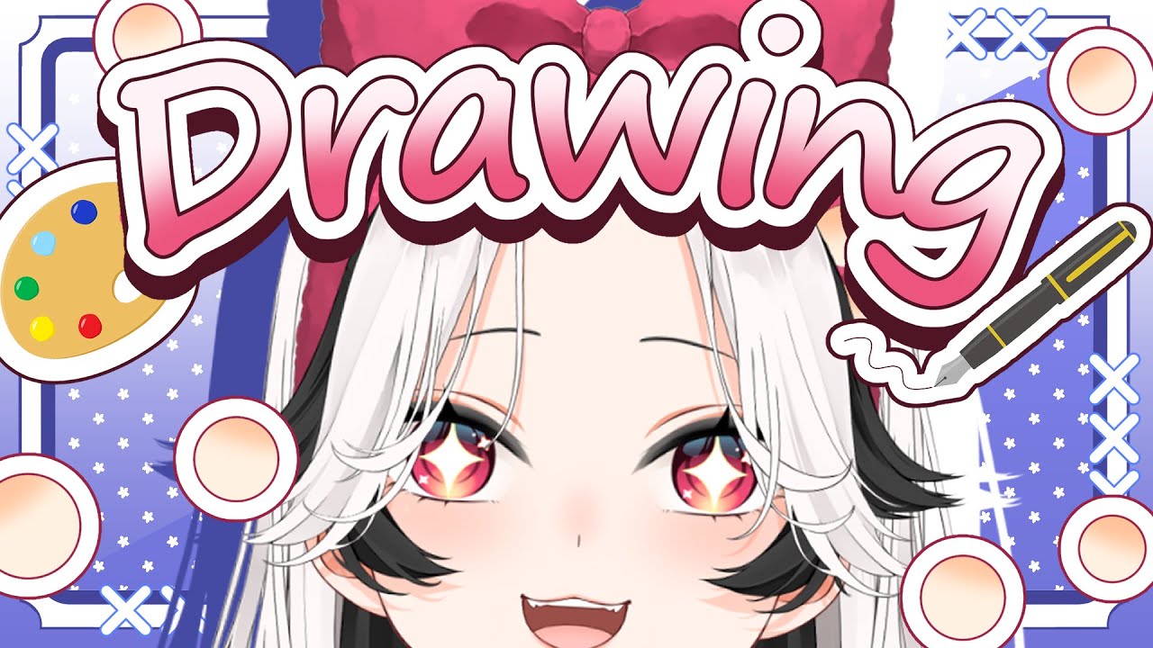 【Drawing】3月用イラスト超特急工場 / High speed paint factory of illustrations for March【Vtuber】