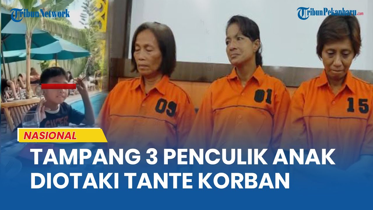 TAMPANG 3 PElaku Penculikan Anak di Medan, Minta Tebusan Rp 50 Juta, Ternyata Diotaki Tante Korban