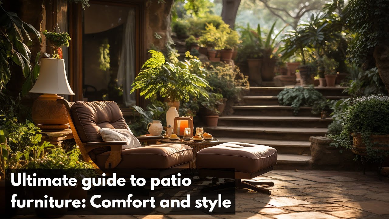 Ultimate Guide to Patio Furniture: Comfort, Style & Functionality