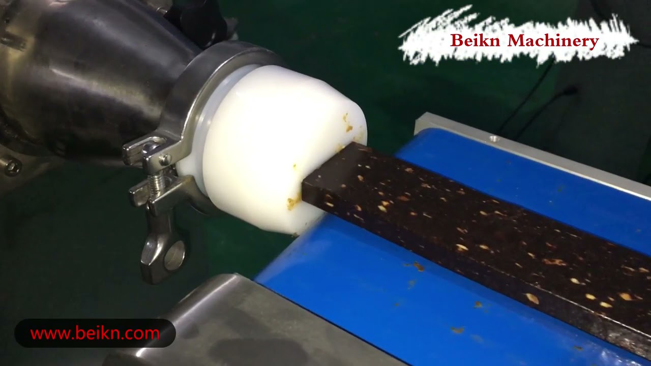 Small chocolate bar energy bar healthy bar making machine harder material bar extruder machine 2021