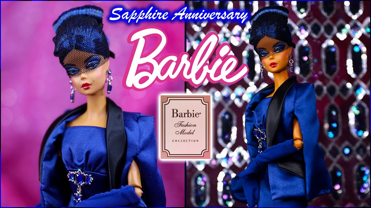 Sapphire Anniversary Barbie REVIEW *2024 COMEBACK of Fashion Model Collection Silkstones!*