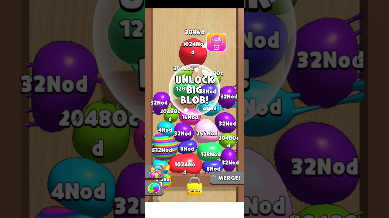 Blob Merge 3d  Unlock 2048Nod