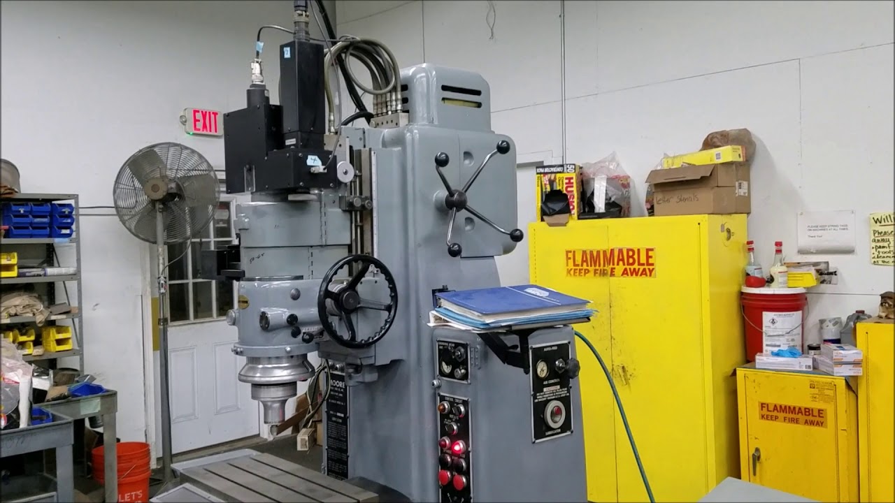 Moore CNC Jig Grinder Model 3 with NASA Fagor CNC Upgrade Extra Tooling