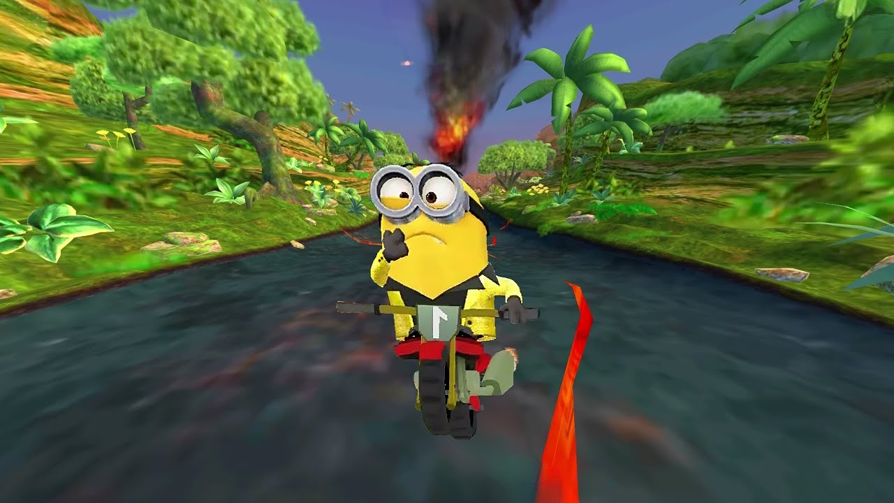 Disco minion 80 Jumps Avoid getting Bananas The Volcano | Level 858 Full screen 4K