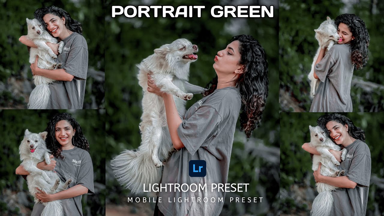 Portrait Green preset | Lightroom free preset | Lightroom green preset | Green preset |