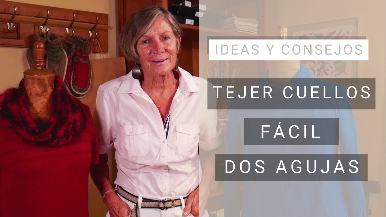 Cuellos de lana fácil. Tejer en 🏠 Casa en Confinamiento 💡Idea Lucila