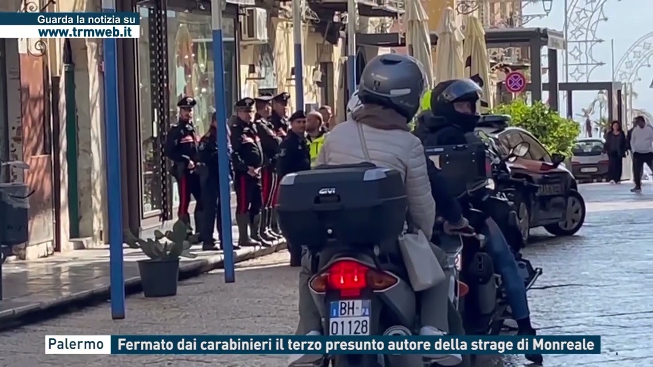 Palermo - Fermato dai carabinieri il terzo presunto autore della strage di Monreale