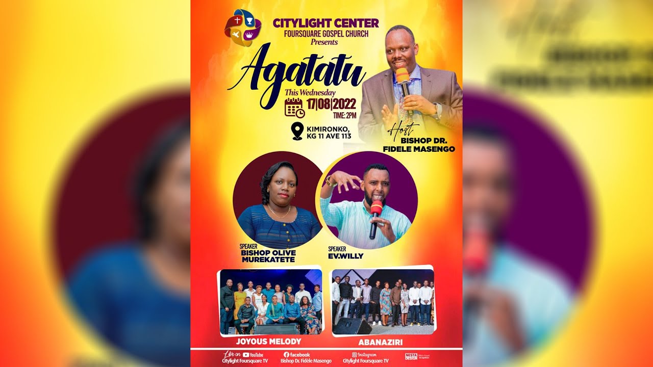 FOURSQUARE TV || DAY 22 OF 40 DAYS OF PRAYERS AND FASTING  WITH BISHOP OLIVE MUREKATETE- 17.08.2022