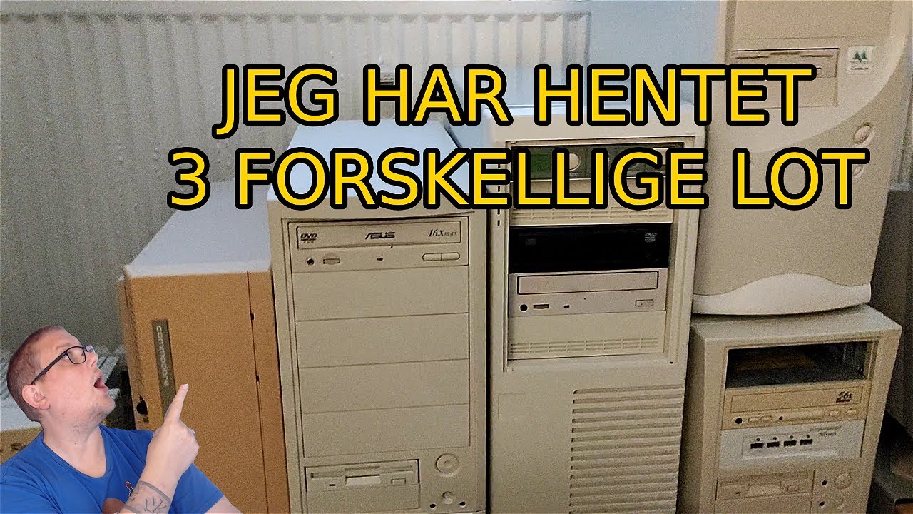 Jeg har hentet 3 forskellige retro lot på 4 dage
