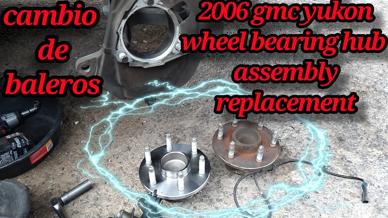 2006 GMC Yukon Cómo cambiar los baleros de enfrente (front wheel bearing hub assembly replacement)